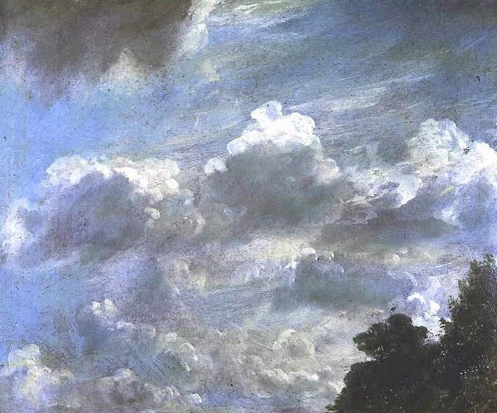 John Constable Cloud Study, Hampstead; Tree at Right, Royal Academy of Arts, London oil painting picture